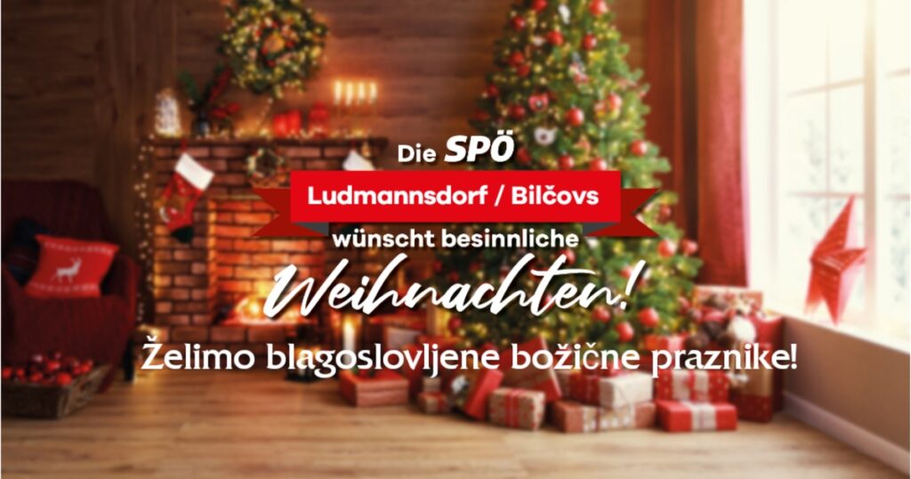 Frohe Weihnachten! Vesel božič!