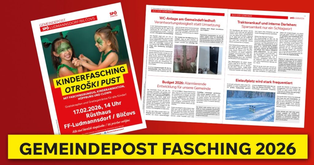 Gemeindepost Fasching 2026 &ndash; Ludmannsdorf