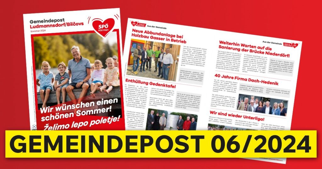 Gemeindepost Ludmannsdorf Juni 2024