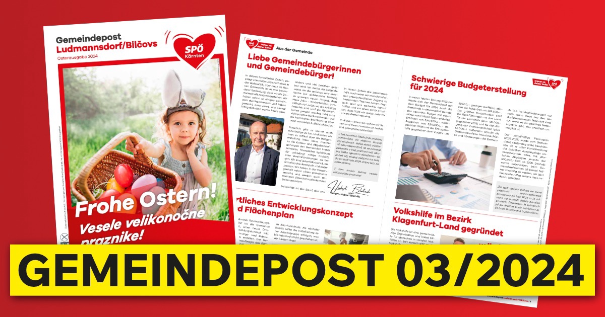 Gemeindepost Ludmannsdorf M&auml;rz 2024