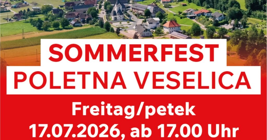 Sommerfest - Poletna Veselica der SPÖ Ludmannsdorf/Bilčovs 2026