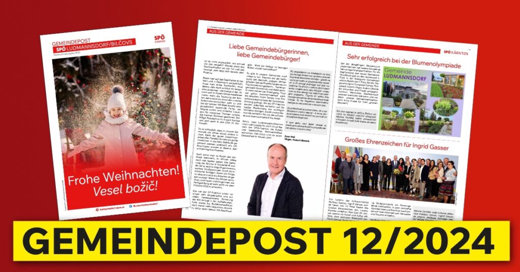 Gemeindepost Dezember 2024  Ludmannsdorf